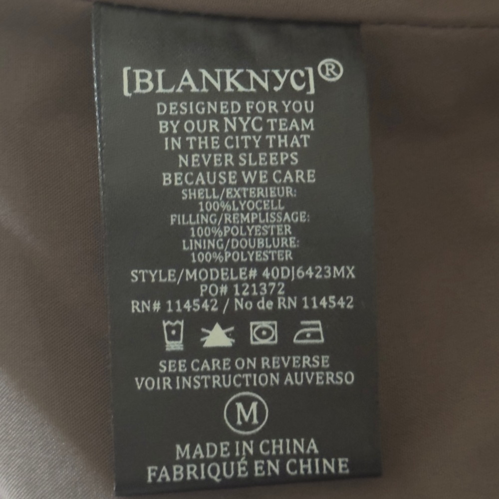 BLANKNYC Quilted bomber jacket - SIZE MED - NWOT! - Picture 5 of 5